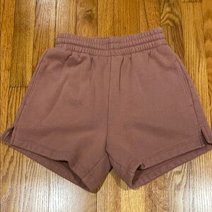 A&F Terracotta Sunday Shorts